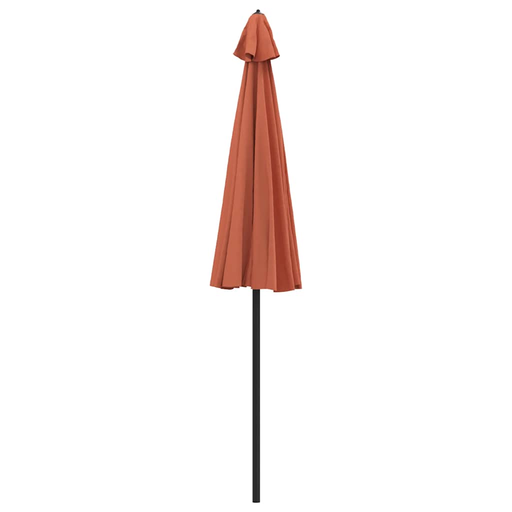 vidaXL Garden Parasol with Aluminium Pole 250 cm Terracotta 4