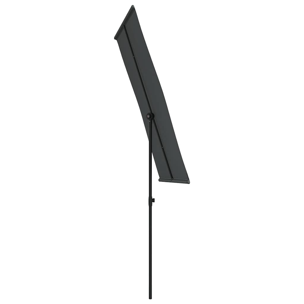 vidaXL Garden Parasol | Anthracite | Polyester, Aluminium | 180 x 110 x 208 cm 5