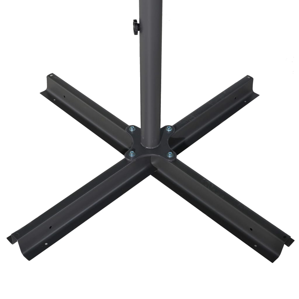 vidaXL Garden Parasol | Anthracite | Polyester, Aluminium, Steel 4