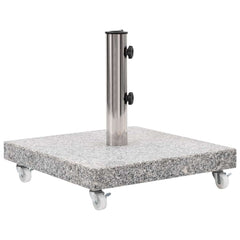 vidaXL Parasol Base Granite 30 kg Square Grey 2