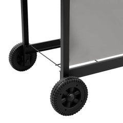 Gas BBQ Grill Black and silver 4 Burners
