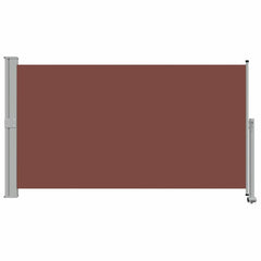 vidaXL Side Awning | Brown | Polyester | 140x300 cm | Retractable | Awnings 4