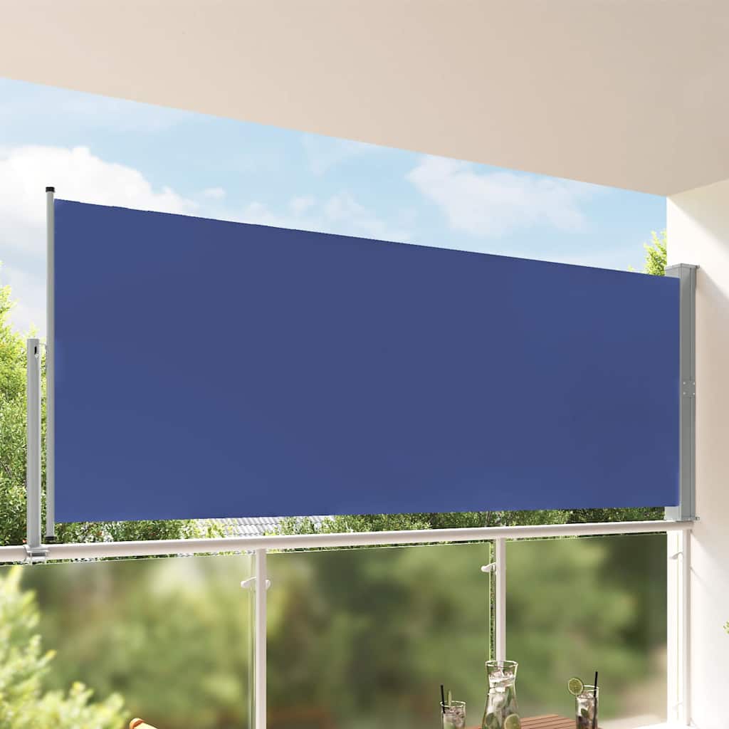 vidaXL Side Awning | Blue | Polyester with PU coating | 140 x 300 cm 1