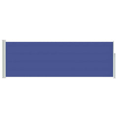 vidaXL Patio Retractable Side Awning 100x314 cm Blue 4