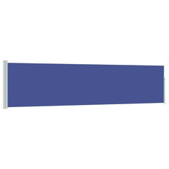 vidaXL Patio Retractable Side Awning 117x514 cm Blue 2