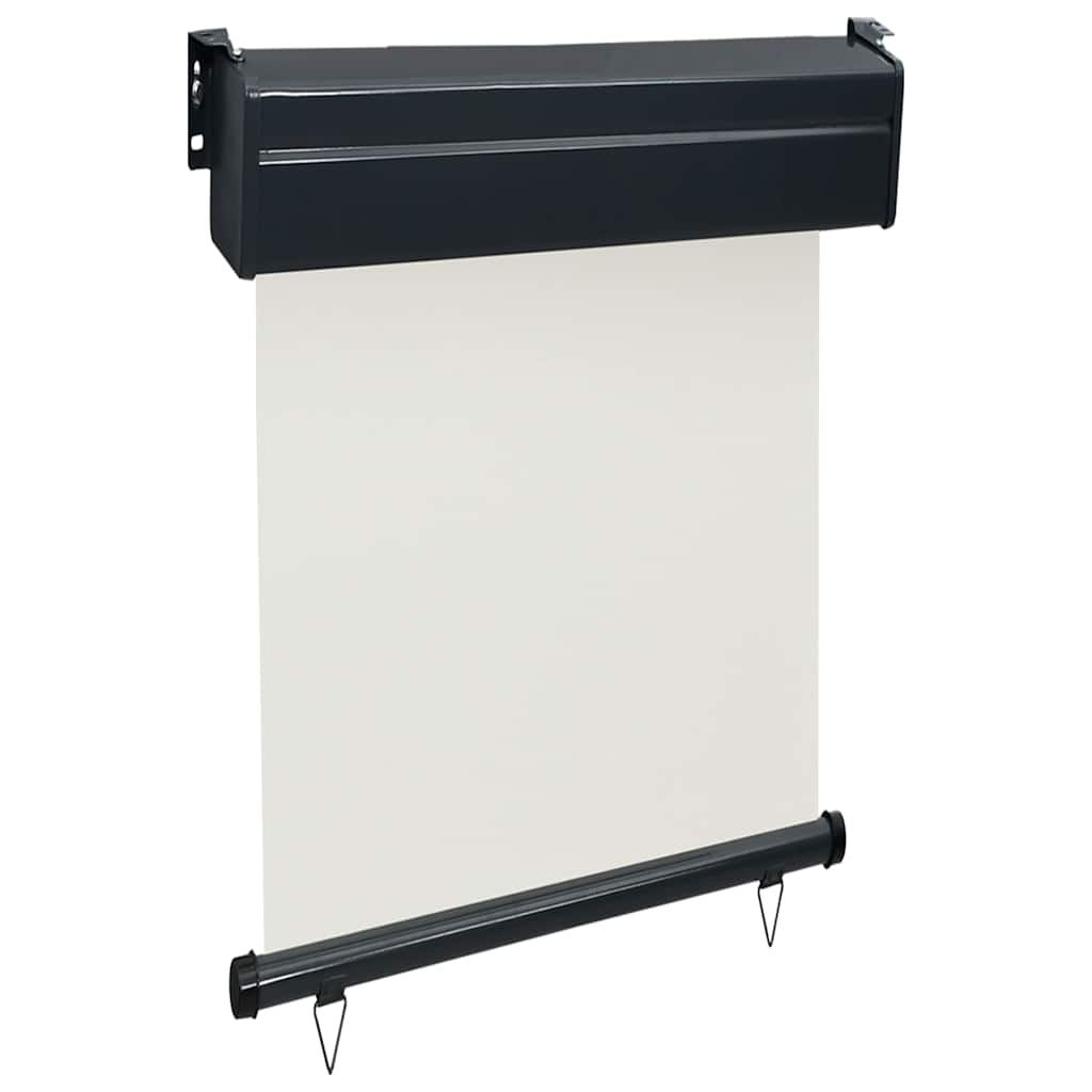 vidaXL Balcony Side Awning 65x250 cm Cream 3