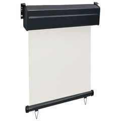 vidaXL Balcony Side Awning 65x250 cm Cream 3