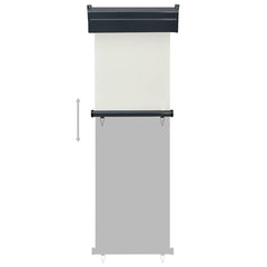 vidaXL Balcony Side Awning 65x250 cm Cream 5