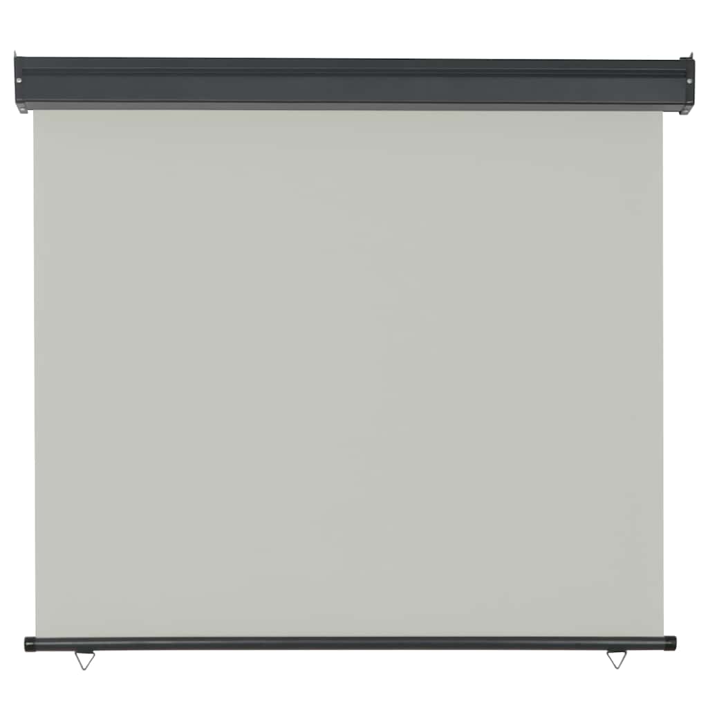 vidaXL Balcony Side Awning 125x250 cm Grey 4