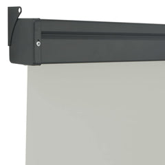 Balcony Side Awning 125 x 250 cm Grey