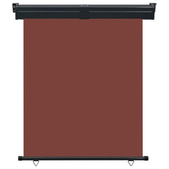 Balcony Side Awning 145 x 250 cm Brown