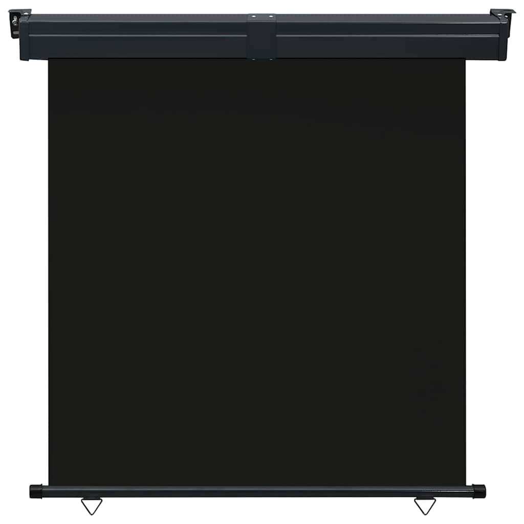 vidaXL Balcony Side Awning 175x250 cm Black 2