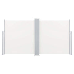 vidaXL Retractable Side Awning Cream 100x600 cm 3