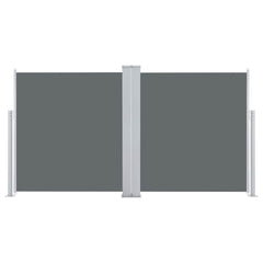 vidaXL Retractable Side Awning Anthracite 100x600 cm 3