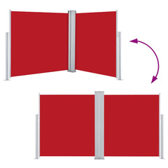vidaXL Side Awning | Red | Polyester with PU coating | 120 x 600 cm 5