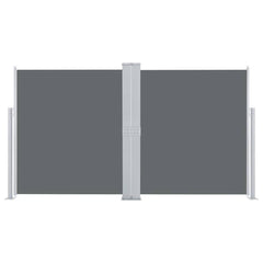 vidaXL Retractable Side Awning Anthracite 140x600 cm 3