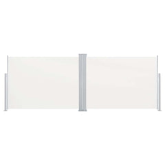vidaXL Side Awning | Cream | Polyester | 100x1000 cm | Retractable 4