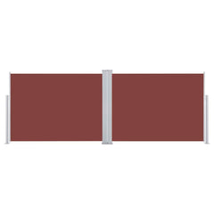 vidaXL Side Awning | Brown | Polyester with PU coating | 120x1000 cm 3