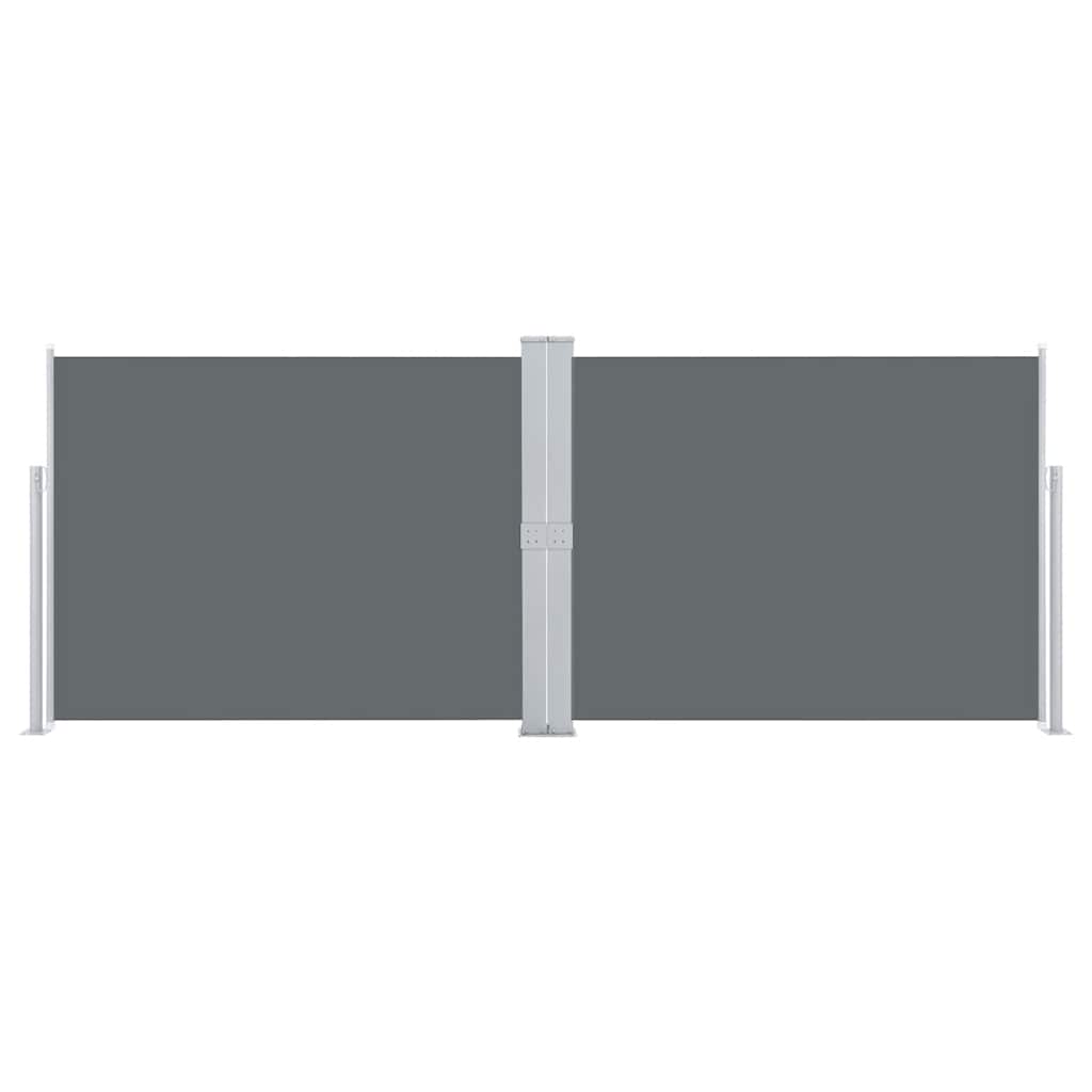 vidaXL Retractable Side Awning Anthracite 140x1000 cm 3