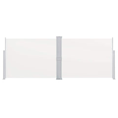 vidaXL Retractable Side Awning Cream 170x1000 cm 4