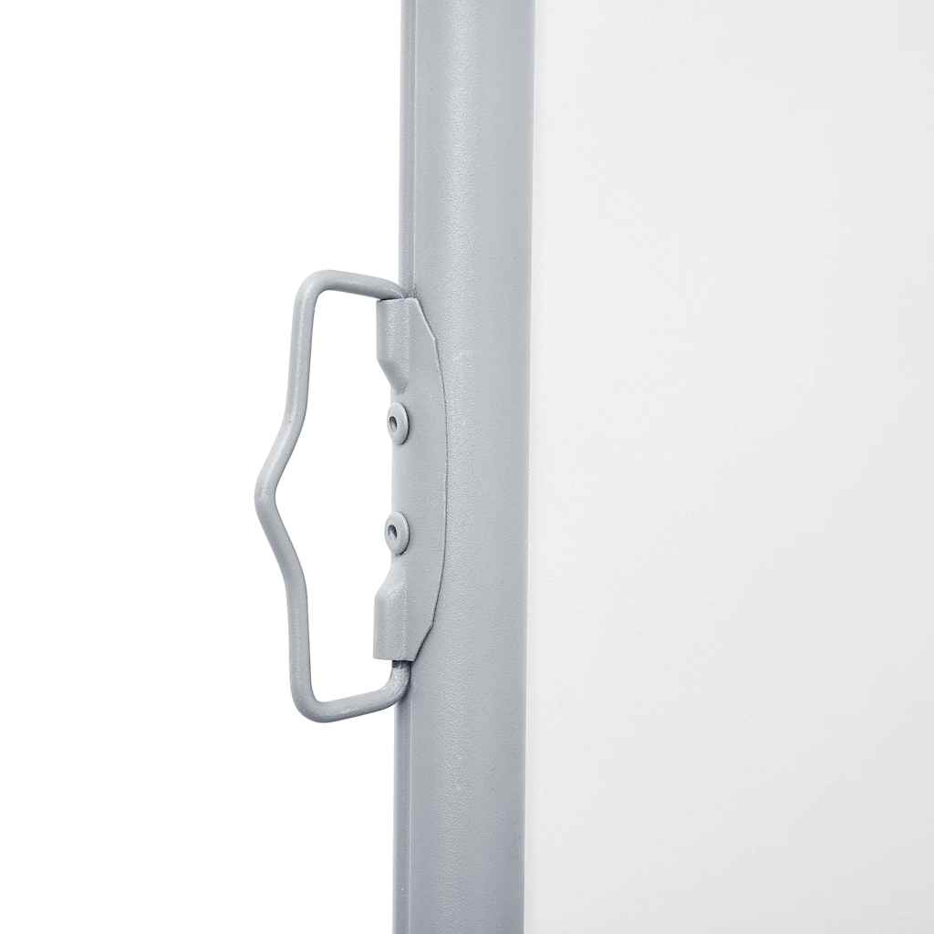 vidaXL Retractable Side Awning Cream 170x1000 cm 5