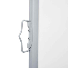 vidaXL Retractable Side Awning Cream 170x1000 cm 5