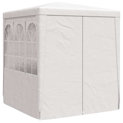 vidaXL Party Tent | White | Polyethylene | 2x2m | Water-resistant | Party Tent 3