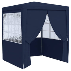 vidaXL Party Tent | Blue | Polyethylene | 2.5 x 2.5 meters | Foldable 2