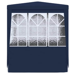 vidaXL Party Tent | Blue | Polyethylene | 2.5 x 2.5 meters | Foldable 5
