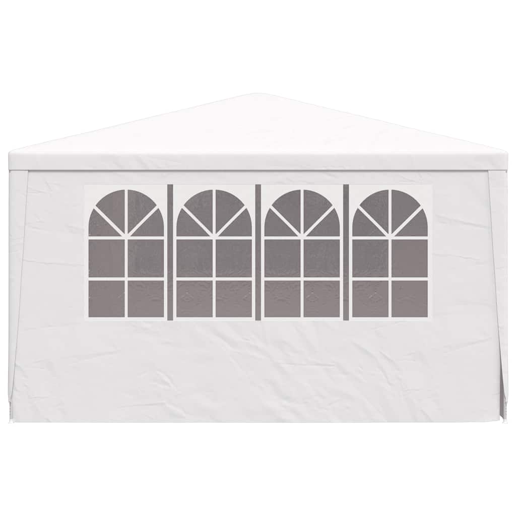 vidaXL Party Tent | White | Polyethylene | 4x4 metres | UV-resistant materials 5
