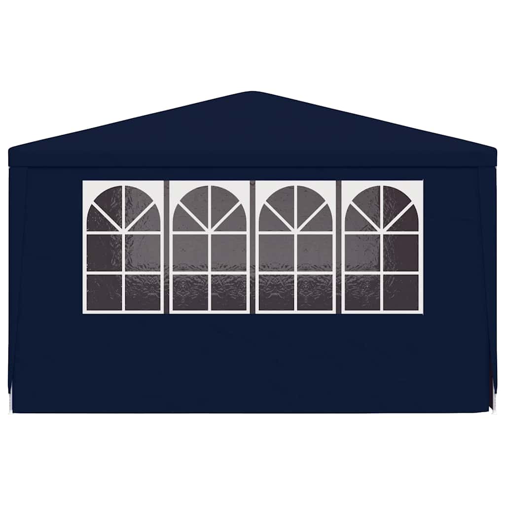 vidaXL Professional Party Tent with Side Walls 4x4 m Blue 90 g/m? 5