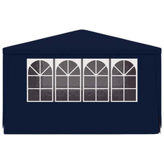 vidaXL Professional Party Tent with Side Walls 4x4 m Blue 90 g/m? 5