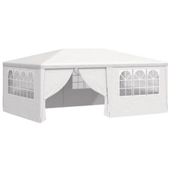 vidaXL Party Tent | White | Polyethylene, Steel | Large | Collapsible 2