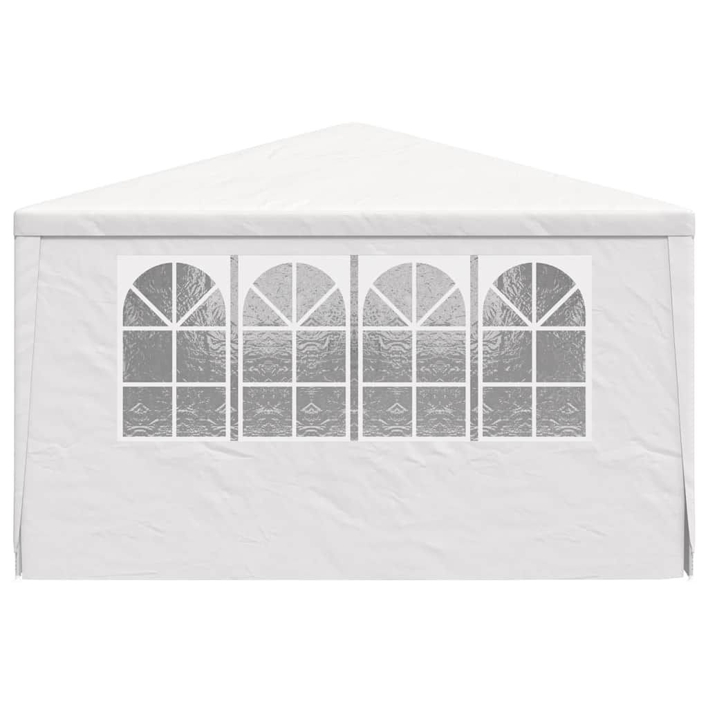 vidaXL Party Tent | White | Polyethylene, Steel | Large | Collapsible 5