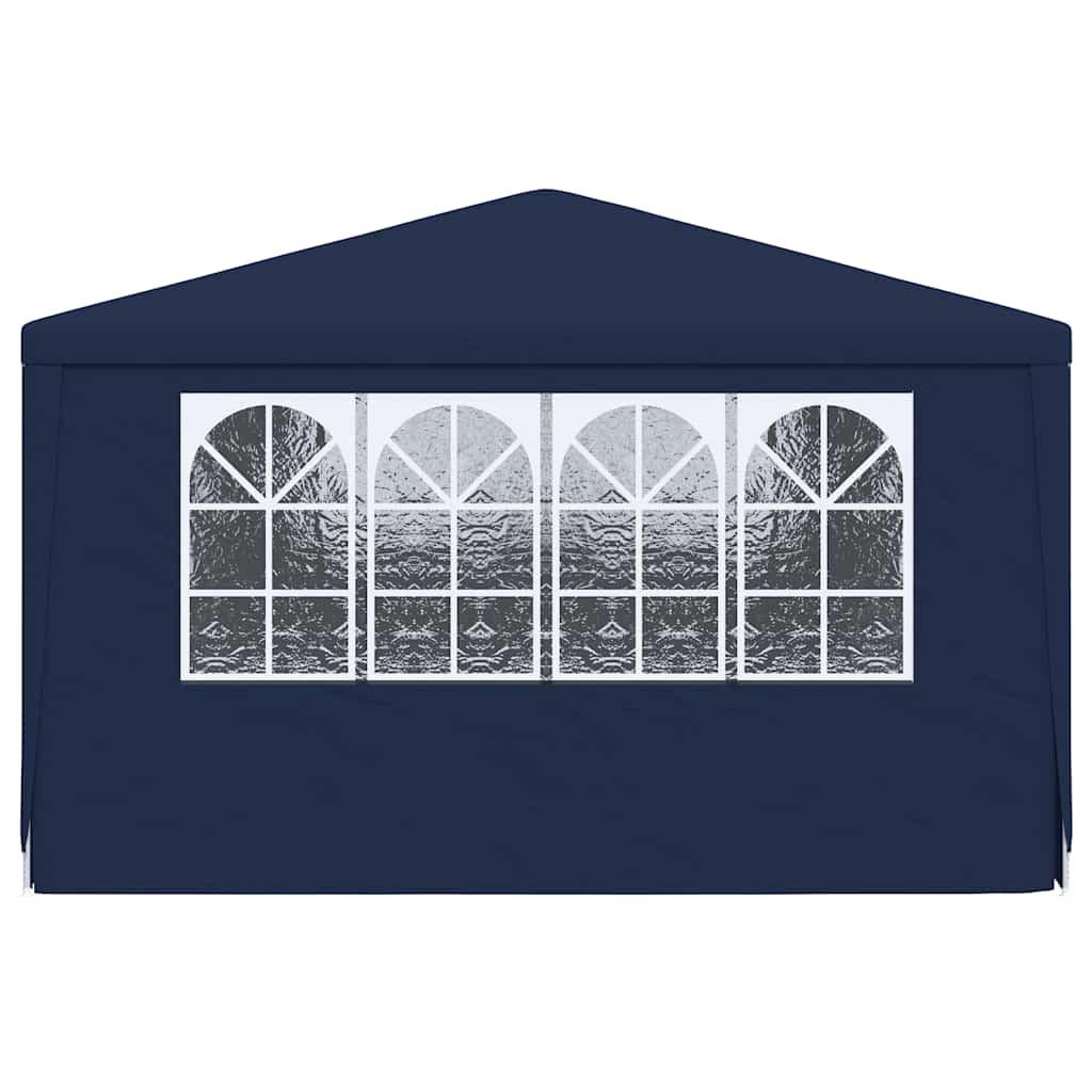 vidaXL Party Tent | Blue | Polyethylene, Steel | Large | Collapsible 5
