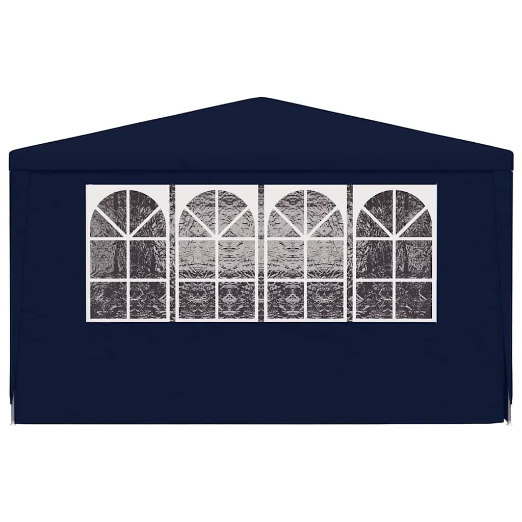 vidaXL Professional Party Tent with Side Walls 4x9 m Blue 90 g/m? 5