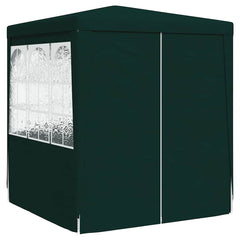 vidaXL Professional Party Tent with Side Walls 2x2 m Green 90 g/m? 3
