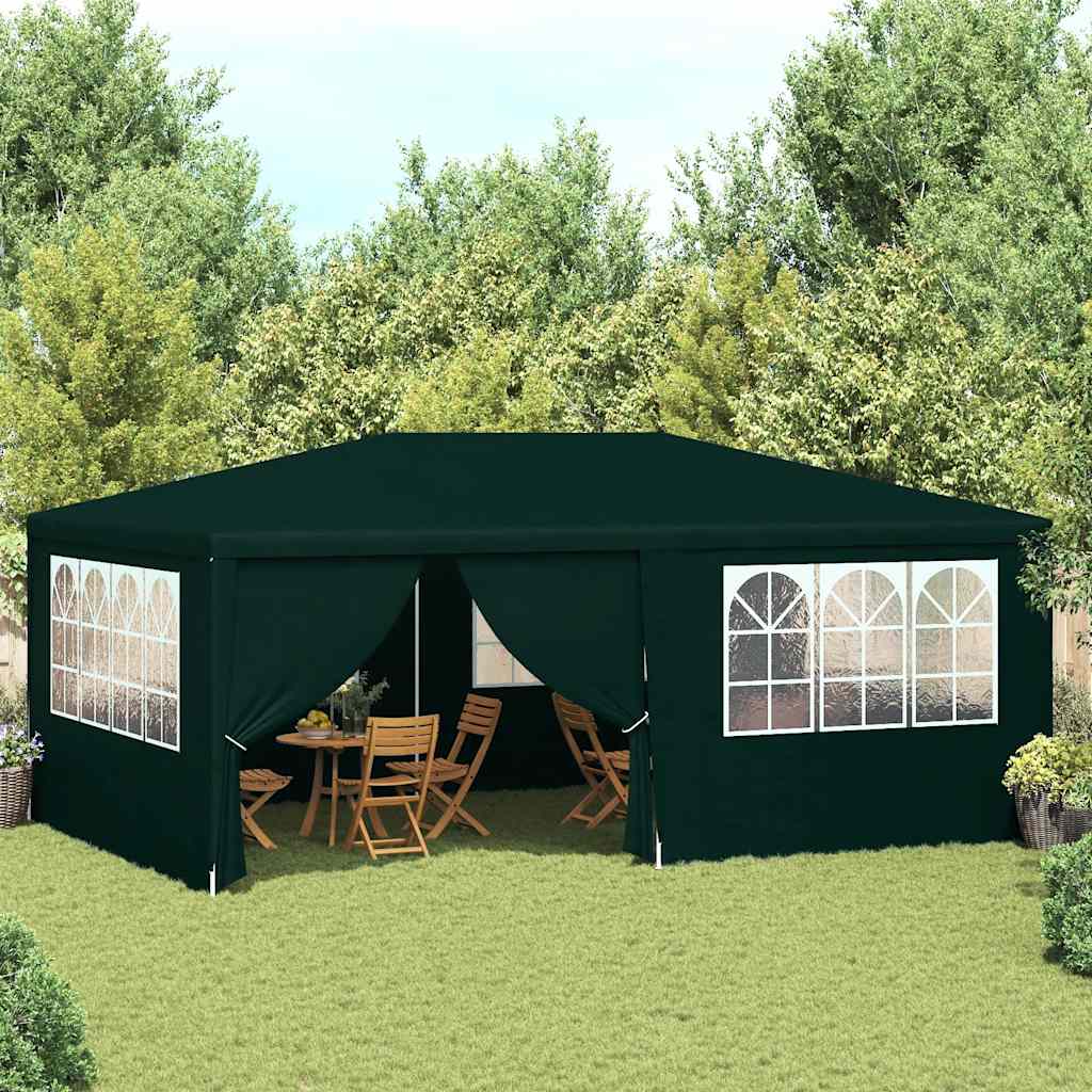 vidaXL Party Tent | Green | Polyethylene | 4x6 m | Durable | Party Tent 1