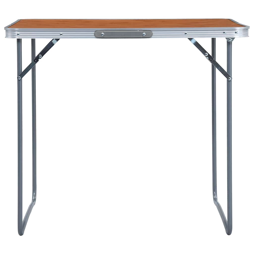 48170 vidaXL Foldable Camping Table with Metal Frame 80x60 cm 2