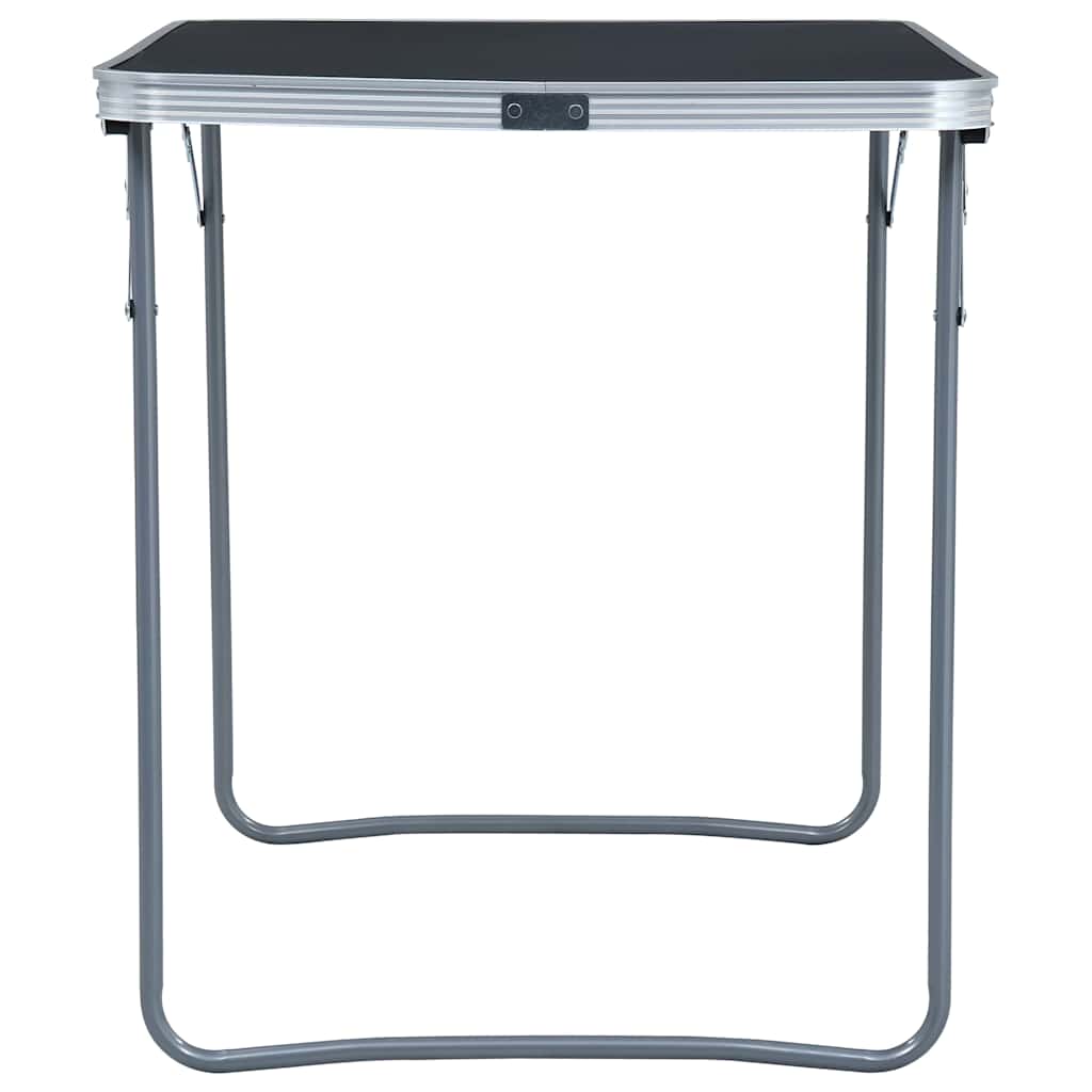 48171 vidaXL Foldable Camping Table with Metal Frame 80x60 cm Grey 4