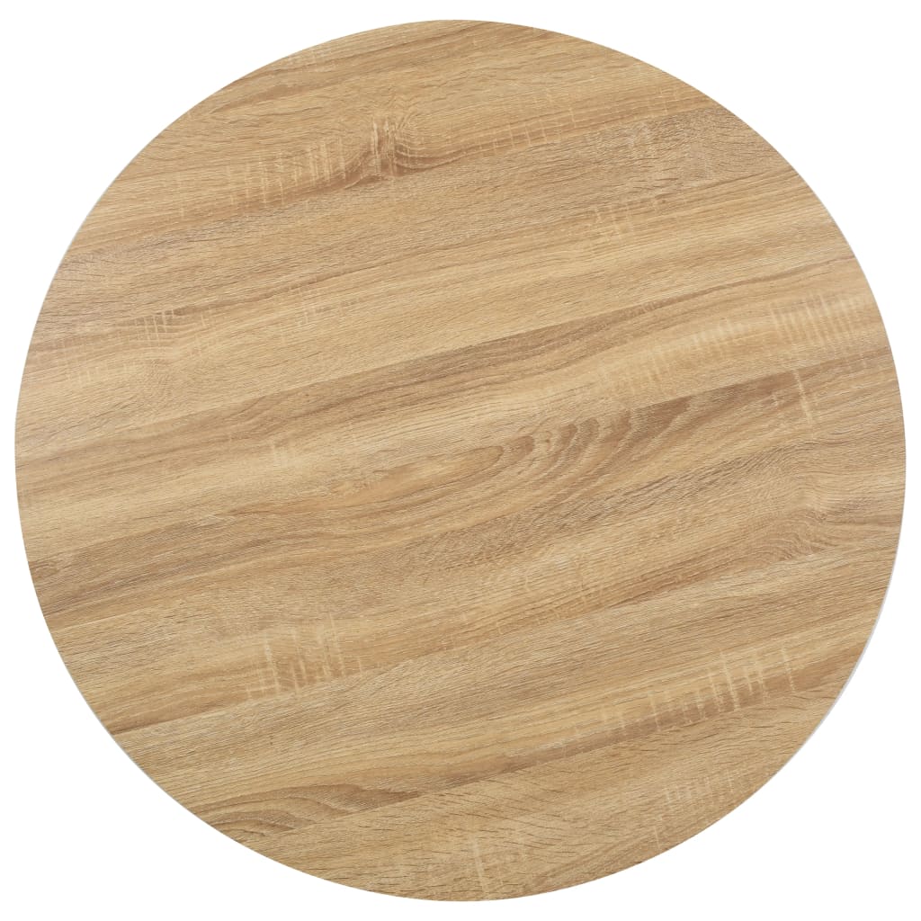 vidaXL Bistro Table Light Brown 80 cm MDF 2
