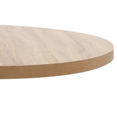 vidaXL Bistro Table Light Brown 80 cm MDF 4