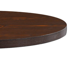 vidaXL Bistro Table Dark Brown 80 cm MDF 4