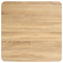 vidaXL Bistro Table Light Brown 60X60 cm MDF 4