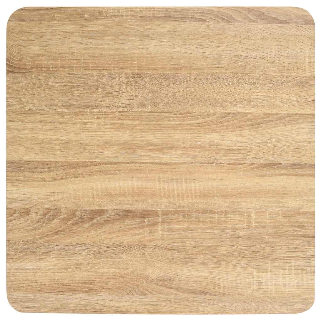 vidaXL Bistro Table Light Brown 60X60 cm MDF 4