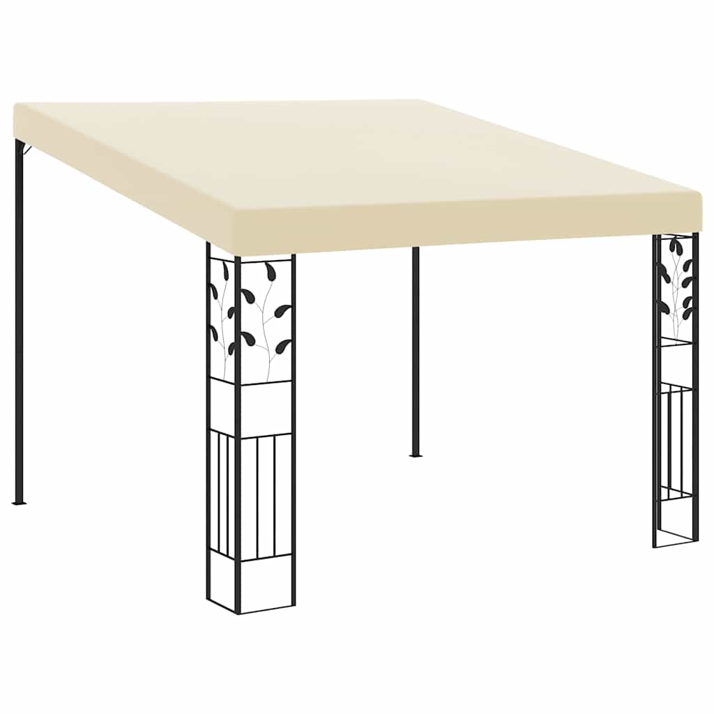 Wall-mounted Gazebo 3x3x2,5 m Cream 3 x 3 x 2.5 m