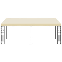 Wall-mounted Gazebo 3x3x2,5 m Cream 6 x 3 x 2.5 m