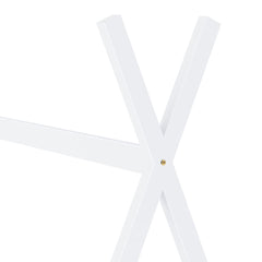 vidaXL Kids Bed Frame | White | Solid pine wood, Plywood slats | 80 x 160 cm 5