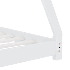vidaXL Kids Bed Frame | White | Solid pine wood, Plywood slats | 80 x 160 cm 6