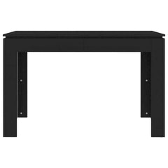 vidaXL Dining Table Black 120x60x76 cm Engineered Wood 4